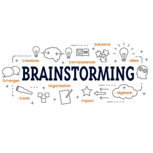 Infographie qui représente les bénéfices des séances de brainstorming stratégique